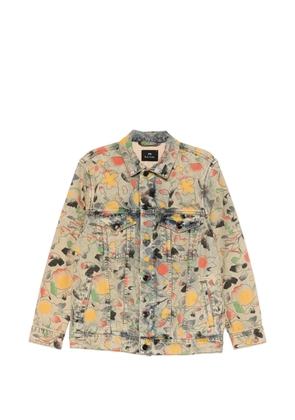 PS Paul Smith floral-print jacket - Neutrals