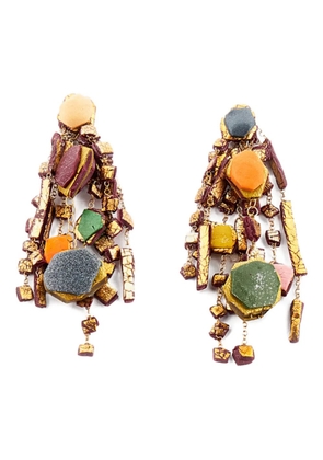 GFW handmade drop earrings - Gold