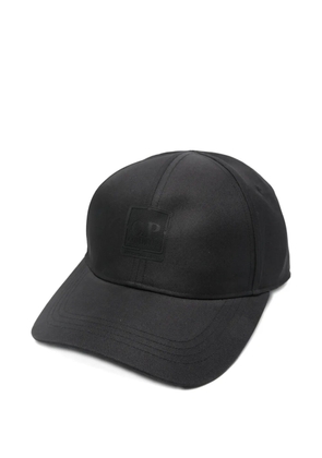 C.P. Company logo-patch baseball cap - Black