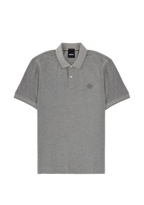 BOSS cotton polo shirt - Grey