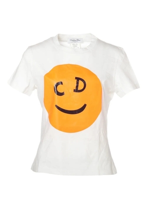 Christian Dior Pre-Owned 2001 smiley-face T-shirt - White