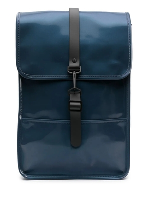 Rains carabiner-fastening waterproof backpack - Blue
