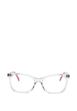 Gucci Eyewear stripe frame glasses - Grey