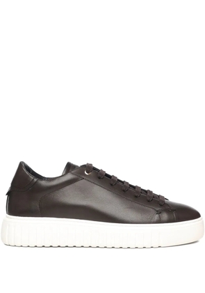 Giuliano Galiano leather sneakers - Brown
