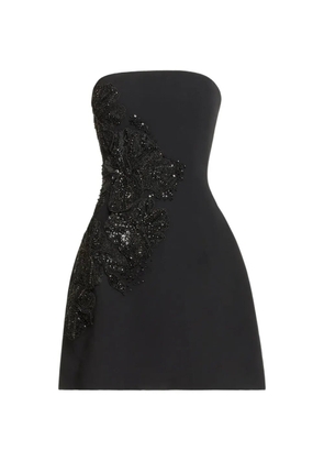 Elie Saab sequin-embellished mini dress - Black