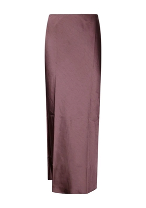 SAMSOE SAMSOE silk maxi skirt - Purple