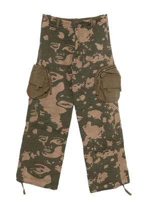 KidSuper camouflage-pattern cargo trousers - Green