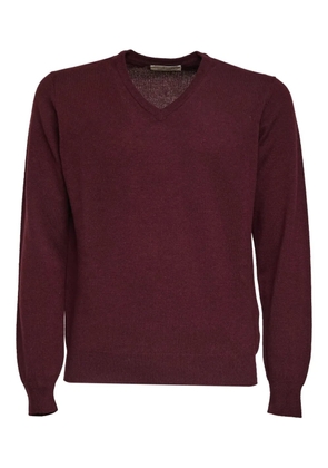 Filippo De Laurentiis V-neck cashmere sweater - Red