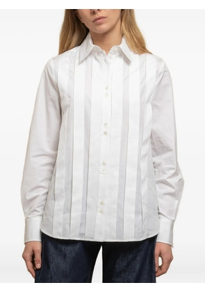 Department 5 Frenzy buttoned-cuffs shirt - White