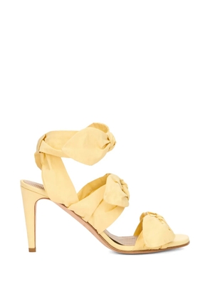 RED(V) bow-detail sandals - Yellow
