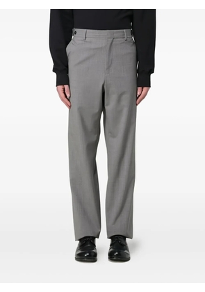 MSGM logo-patch trousers - Grey