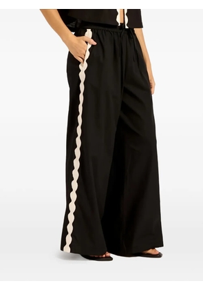 Seafolly wide leg palazzo pants - Black