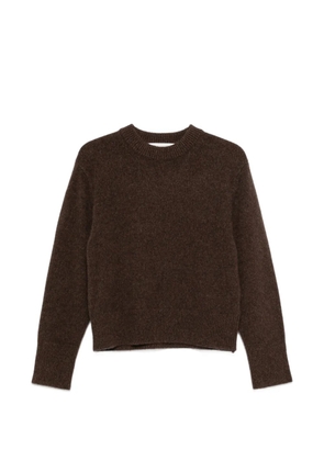 IVORY PARIS round-neck sweater - Brown