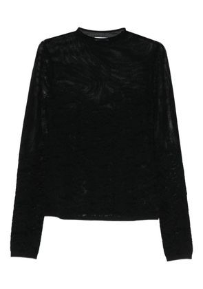 Patrizia Pepe long-sleeved sweater - Black