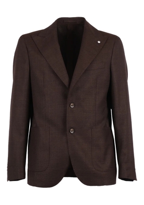 L.B.M. 1911 button-fastening blazer - Brown