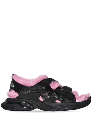 Balenciaga contrast-strap sandals - Black