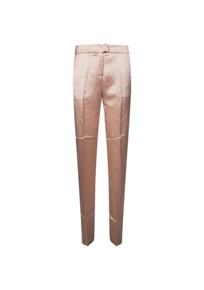 THE ANDAMANE pink straight trousers