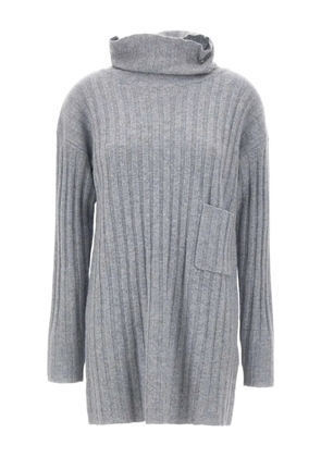 LIU JO turtleneck mini dress - Grey