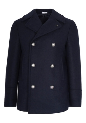 BRERAS MILANO double-breasted coat - Blue