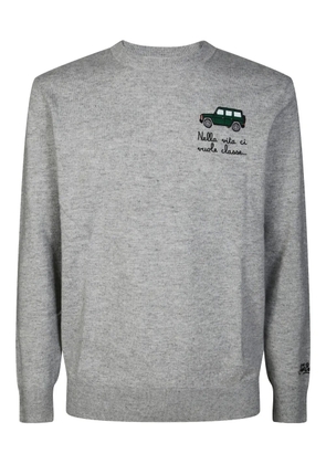 MC2 Saint Barth embroidered crew-neck sweater - Grey