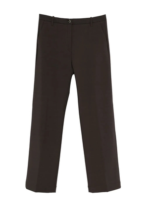 Nine In The Morning logo-patch trousers - Brown