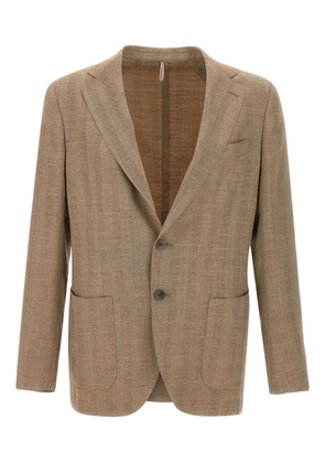 Santaniello single-breasted blazer - Brown