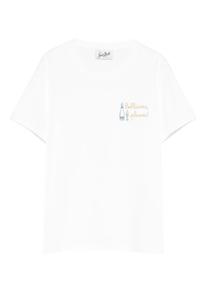 MC2 Saint Barth Emilie embroidered T-shirt - White