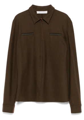 Miu Miu Pre-Owned 1990s MIU MIU long sleeve shirt - Brown