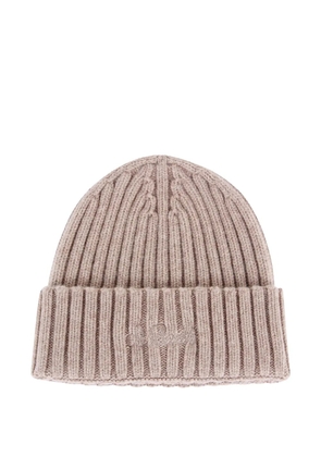 MC2 Saint Barth wool beanie hat - Neutrals