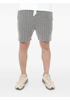 Nikben patterned deck shorts - Black
