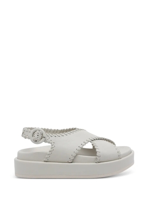 Paloma Barceló buckle leather sandals - Neutrals