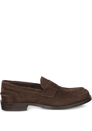 Baldinini suede loafers - Brown