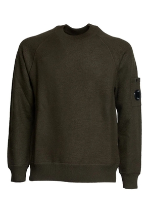 C.P. Company felted crew-neck sweatshirt - Green