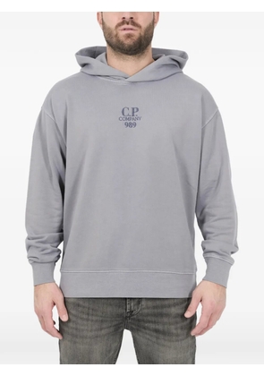 C.P. Company logo-detail hoodie - Purple