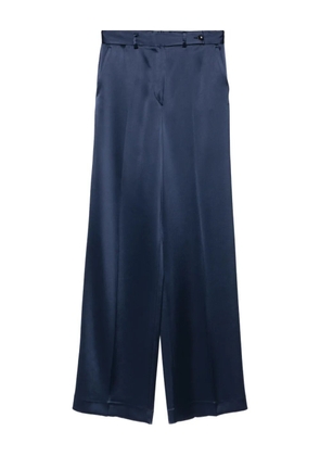 Kiton satin trousers - Blue