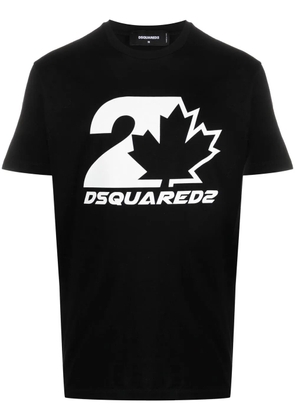 DSQUARED2 logo-print cotton T-shirt - Black