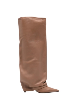 Castagna Irina pointed boots - Brown