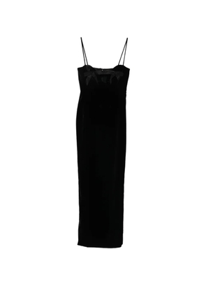 Alessandra Rich velvet maxi dress - Black