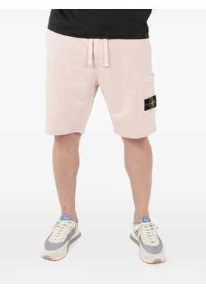 Stone Island patch-pocket shorts - Pink