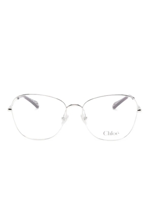 Chloé Eyewear geometric-frame glasses - Silver