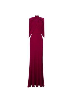 Gemy Maalouf draped-front maxi dress - Red