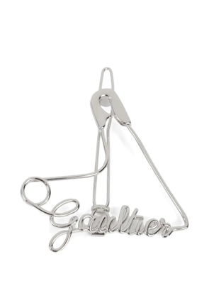 Jean Paul Gaultier safety pin hair clip - Grey