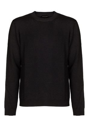 Roberto Collina crew neck sweater - Black