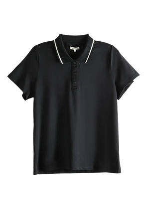 Malbon Golf logo-print polo shirt - Black