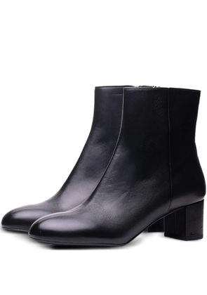 Poche Paris block-heel ankle boots - Black