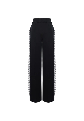 HAMZA straight-leg trousers - Black