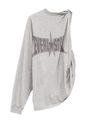 PEPA SALAZAR asymmetric T-shirt - Grey