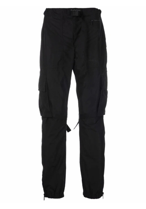 Off-White straight-leg cargo trousers - Black