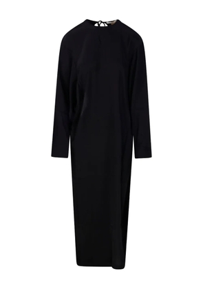 Di Stavnitser long-sleeve tie top - Black