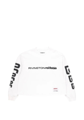 RRR123 Meta USO CVA LS long-sleeve T-shirt - White
